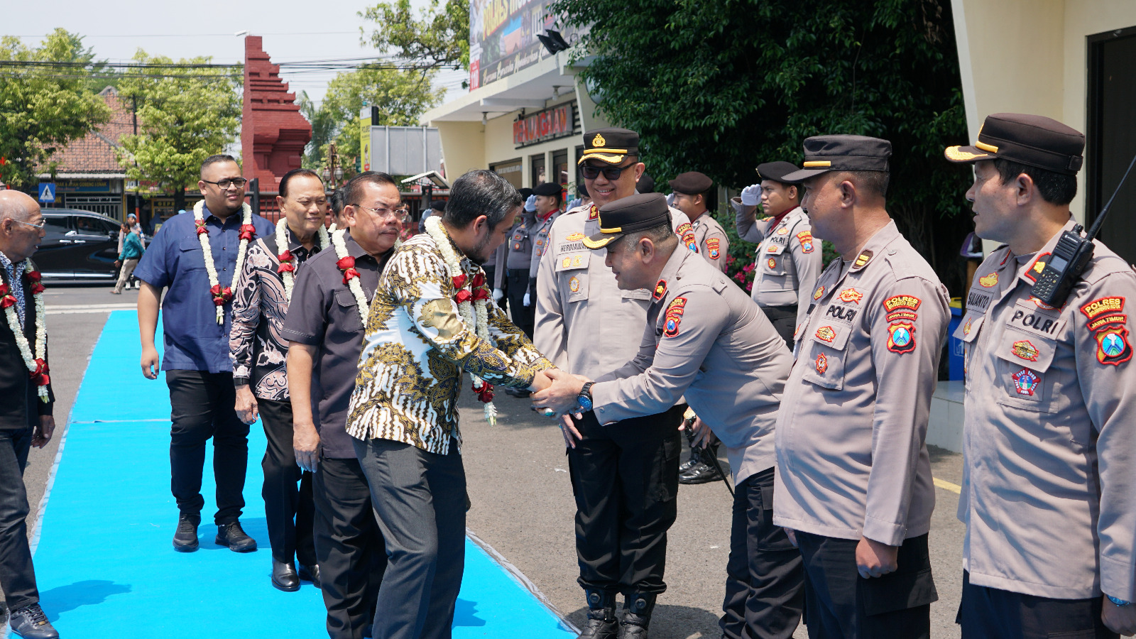 Kunjungi Polres Mojokerto Kota, MKD DPR RI Sosialisasikan Tugas Pengawasan Etika Anggota DPR RI dan TNKB yang digunakan